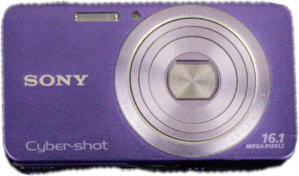 Sony Cyber-shot DSC-W710, violet, front