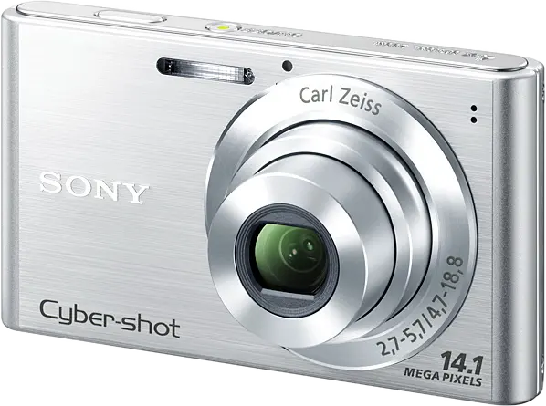 Sony Cyber-shot DSC-W320, silver, front